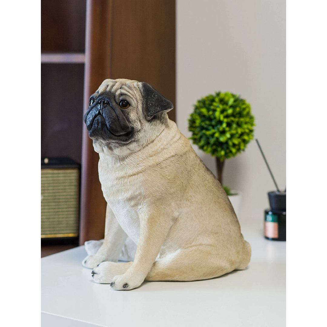 ガーデンオーナメント パグ 犬置物 パグ犬 飾り玄関 庭 ガーデン ガーデンオーナメント パグ 犬置物 パグ犬 飾り玄関 庭 ガーデン