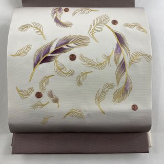 名古屋帯 秀品 正絹 【中古】(帯)