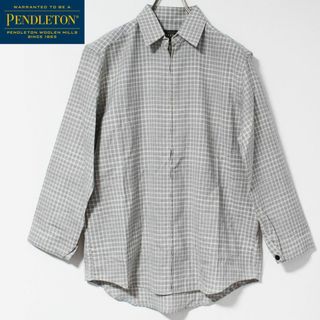 PENDLETON - 新品 ペンドルトン フルジップスピネーカー8分丈チェックシャツ Mサイズ