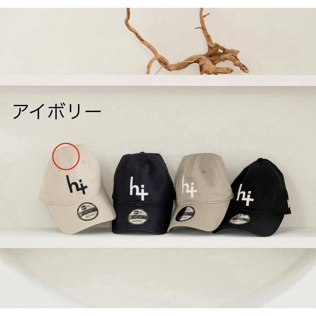【最安値挑戦】 hinari アイボリー コラボキャップ ERA NEW 帽子