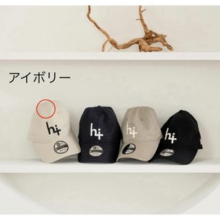 ニューエラー(NEW ERA)のhinari NEW ERA コラボキャップ アイボリー(キャップ)