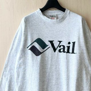 ヴィンテージ(VINTAGE)の90s USA製古着　ヴィンテージ　オニータ　長袖　ロゴTシャツ　ロンT 霜降り(Tシャツ/カットソー(七分/長袖))