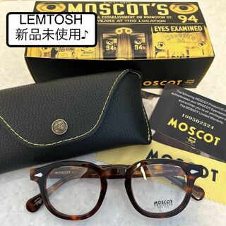 モスコット(MOSCOT)のMOSCOT レムトッシュ LEMTOSH 伊達眼鏡 鼈甲柄 ボストン(サングラス/メガネ)