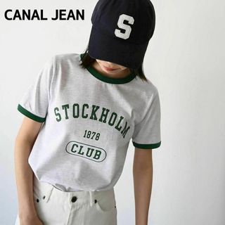 CANAL JEAN - El mar(エルマール) ’’STOCKHOLM’’リンガー半袖Tシャツ