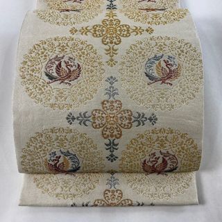 袋帯 美品 逸品 六通 正絹 【中古】(帯)