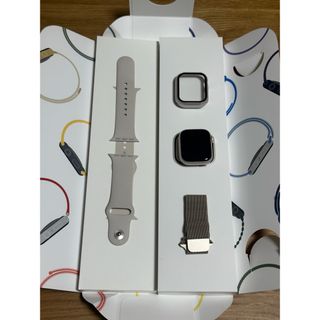 アップルウォッチ(Apple Watch)のApple Watch Series 7(GPSモデル)41mm スターライト(その他)