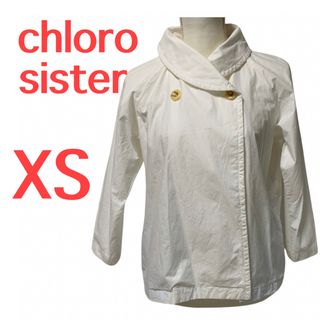 【美品】chloro sister☆ダブルボタンシャツジャケットコットン100%(シャツ/ブラウス(長袖/七分))