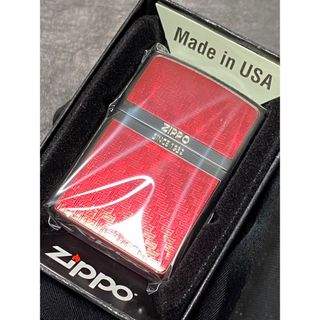 zippo カーボン 両面特殊加工 レッド 希少モデル 2023年製(その他)