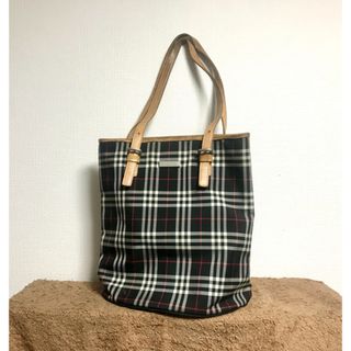 BURBERRY - BURBERRY バーバリー　ロゴ　チェック　ハンドバッグ トートバッグ