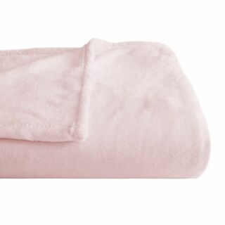 【色: ピンク】NICETOWN ひんやり タオルケット ブランケット 毛布 フ(布団)