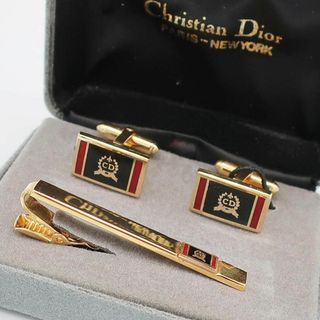 Dior - 正規品 ディオール Dior タイピン Tie clip カフス Cuffs 箱