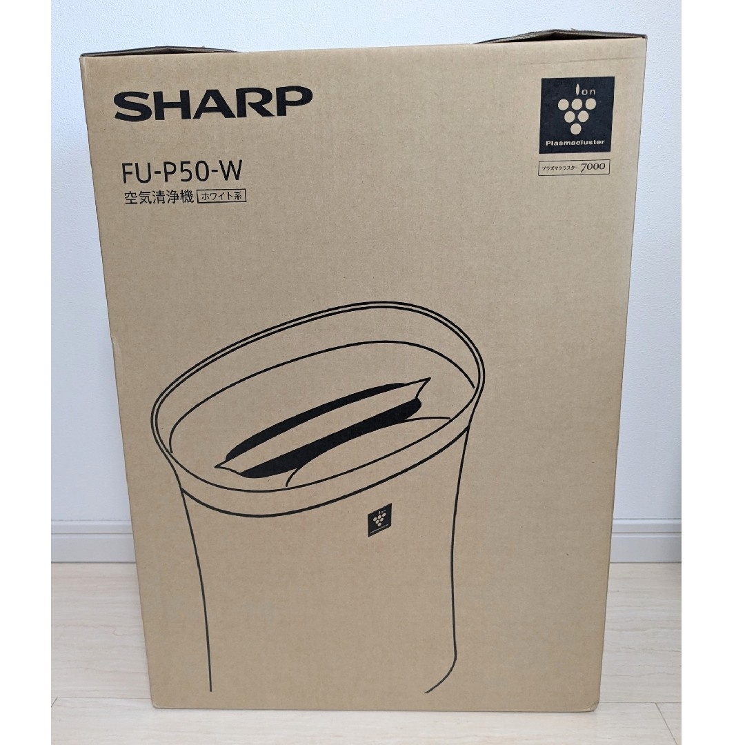 空気清浄機 シャープ FU-P50-W ホワイト 空気清浄機 シャープ FU-P50-W ホワイト