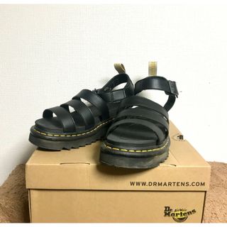 Dr.Martens マーチン  レザー　サンダル ヴィーガンブレア ストラップ