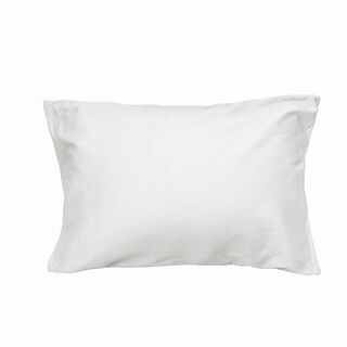 【色: 白 ホワイト】枕カバー 高級綿100％ サテン織り 300本高密度生地 (シーツ/カバー)