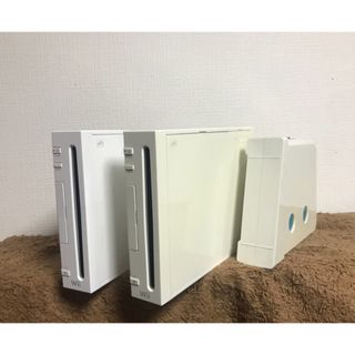 ニンテンドウ(任天堂)のWii 本体　 任天堂 ニンテンドー Nintendo ジャンク　セット(家庭用ゲーム機本体)