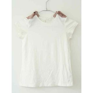 クロエ(Chloe)の【夏物 新入荷!】†クロエ/Chloe†130cm(8) 半袖Tシャツ/半袖カットソー 白【中古】子供服 キッズ kids 女の子 夏 tops 425042(Tシャツ/カットソー)