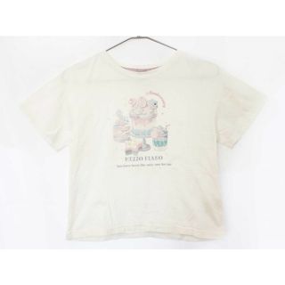 メゾピアノ(mezzo piano)の【夏物 新入荷!】[メゾピアノ/mezzo piano]140cm 半袖Tシャツ/半袖カットソー 白【中古】子供服 キッズ kids ジュニア 女の子 夏 tops 715042(Tシャツ/カットソー)