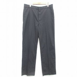 ディッキーズ(Dickies)のW34★古着 ディッキーズ Dickies ワーク パンツ メンズ 90年代 90s USA製 黒 ブラック 24may23 中古 ボトムス ロング(ワークパンツ/カーゴパンツ)