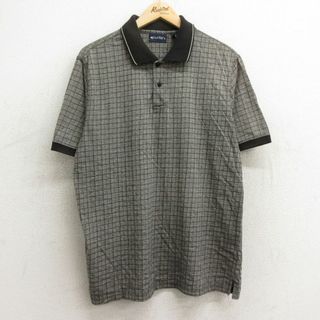 XL★古着 ピューリタン 半袖 ポロ シャツ メンズ 00年代 00s グレー系他 24may23 中古 トップス(ポロシャツ)