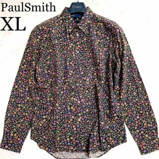 ポールスミス(Paul Smith)の極美品 *XLサイズ●ポールスミス 花柄 長袖シャツ 日本製 メンス 総柄(シャツ)