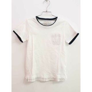 アルマーニ ジュニア(ARMANI JUNIOR)の【夏物 新入荷!】▽アルマーニ ジュニア/Armani Junior▽118cm 半袖Tシャツ/半袖カットソー 白【中古】子供服 キッズ kids 男の子 夏 tops 225042(Tシャツ/カットソー)