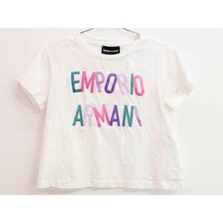 エンポリオアルマーニ(Emporio Armani)の【夏物 新入荷!】▽エンポリオアルマーニ/EMPORIO ARMANI▽118cm 半袖Tシャツ/半袖カットソー 白×マルチカラー【中古】子供服 キッズ kids 女の子 夏 tops 225042(Tシャツ/カットソー)