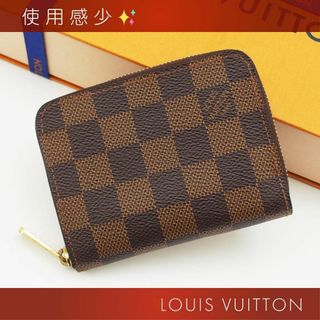 ルイヴィトン(LOUIS VUITTON)の使用感少✨ ルイヴィトン ダミエ ジッピー コイン パース コインケース(コインケース/小銭入れ)