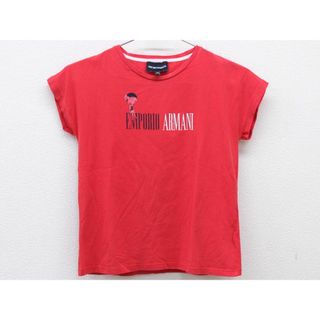 エンポリオアルマーニ(Emporio Armani)の【夏物 新入荷!】◇エンポリオアルマーニ/EMPORIO ARMANI◇154cm 半袖Tシャツ/半袖カットソー 赤【中古】子供服 キッズ kids ジュニア 女の子 夏 tops 125042(Tシャツ/カットソー)