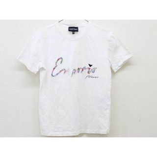 エンポリオアルマーニ(Emporio Armani)の【夏物 新入荷!】◇エンポリオアルマーニ/EMPORIO ARMANI◇154cm 半袖Tシャツ/半袖カットソー 白 '22年製【中古】子供服 キッズ kids ジュニア 女の子 夏 tops 125042(Tシャツ/カットソー)