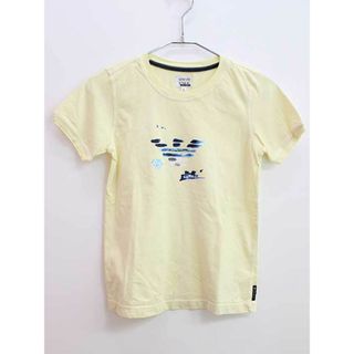 アルマーニ ジュニア(ARMANI JUNIOR)の【夏物 新入荷!】▽アルマーニ ジュニア/Armani Junior ▽130cm 半袖Tシャツ/半袖カットソー 黄色【中古】子供服 キッズ kids 男の子 女の子 夏 tops 225042(Tシャツ/カットソー)