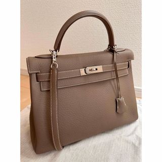 エルメス　HERMES ケリー32 エトゥープ　内縫い