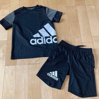 アディダス(adidas)のアディダス　adidas 半袖　ハーフパンツ　上下　セット　キッズ　男の子用(Tシャツ/カットソー)