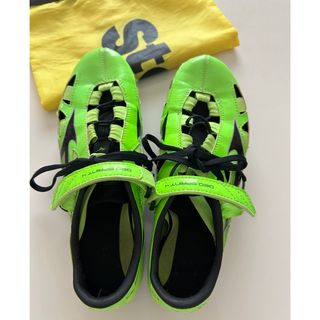 MIZUNO - 【MIZUNO】ミズノ陸上スパイクイエロー26.0ステップシューズバッグ付