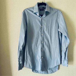 ポロラルフローレン(POLO RALPH LAUREN)のポロラルフローレン　15サイズ　M 長袖シャツ　 ブルー(シャツ)