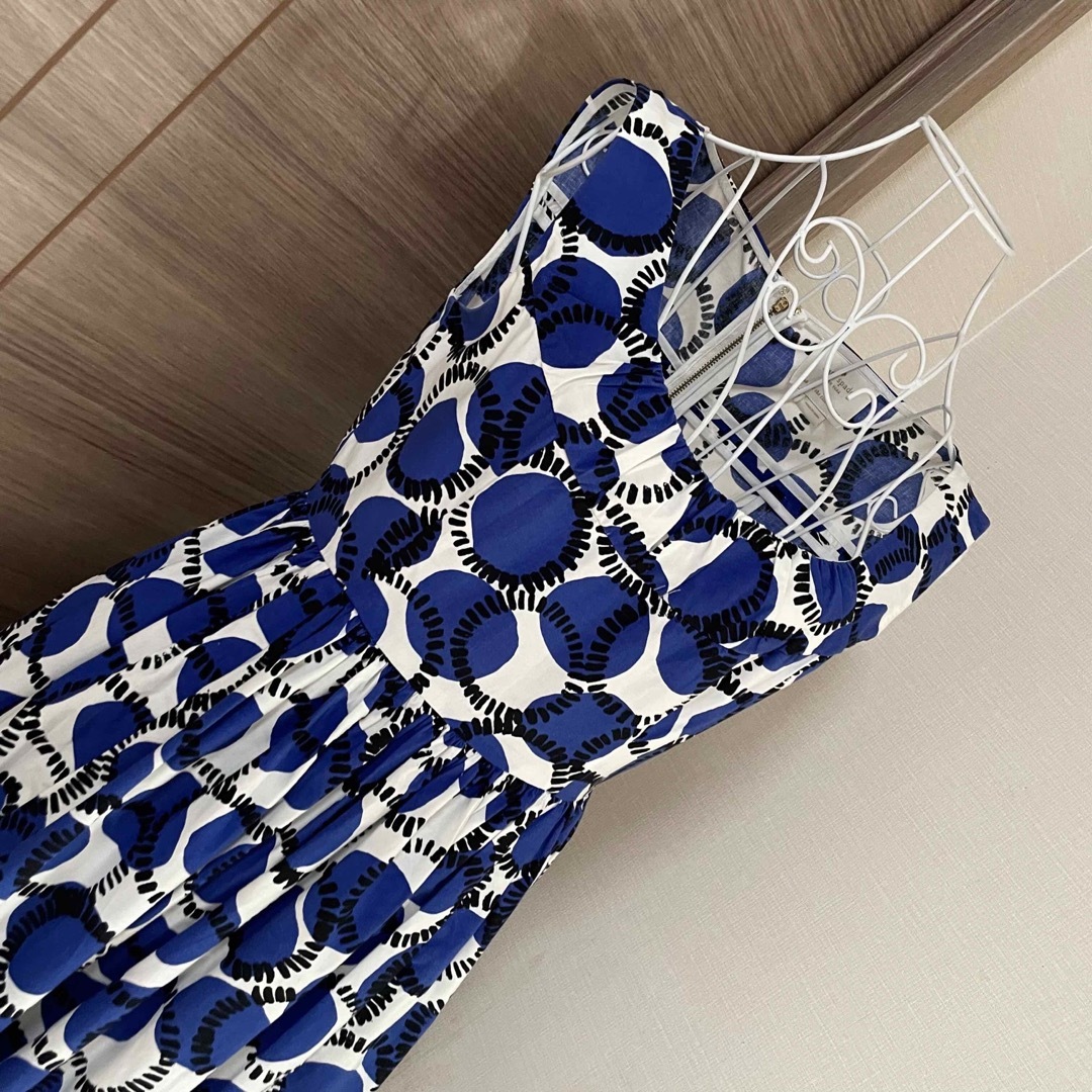 美品☆ケイトスペードニューヨーク☆ワンピース☆0 総柄 美品☆ケイトスペードニューヨーク☆ワンピース☆0 総柄