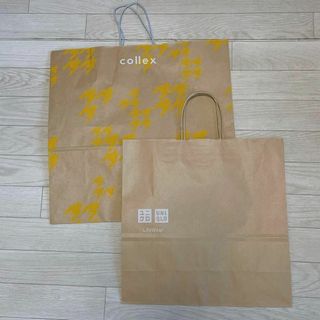 ユニクロ(UNIQLO)のcollex UNIQLO 大サイズ ショップ袋 セット(ショップ袋)