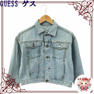 ゲス(GUESS)のGUESS ゲス ジャケット デニムジャケット お洒落 ポケット付き 七分丈(Gジャン/デニムジャケット)