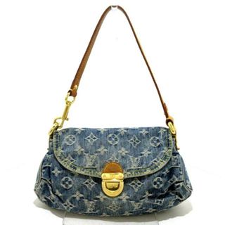 ルイヴィトン(LOUIS VUITTON)のLOUIS VUITTON(ルイヴィトン) ショルダーバッグ モノグラムデニム ミニ・プリーティ M95050 ブルー コットン・レザー(ショルダーバッグ)