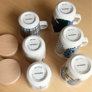 marimekko - マリメッコ マグカップ ラテマグ 木蓋 セット まとめ売り