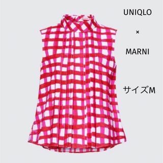 UNIQLO - ユニクロ × MARNI チェックタンクトップブラウス サイズM