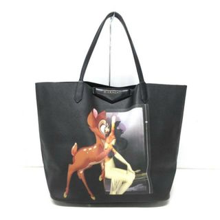 GIVENCHY(ジバンシー) トートバッグ アンティゴナ 黒 Disneyコラボ/バンビ PVC(塩化ビニール)×レザー