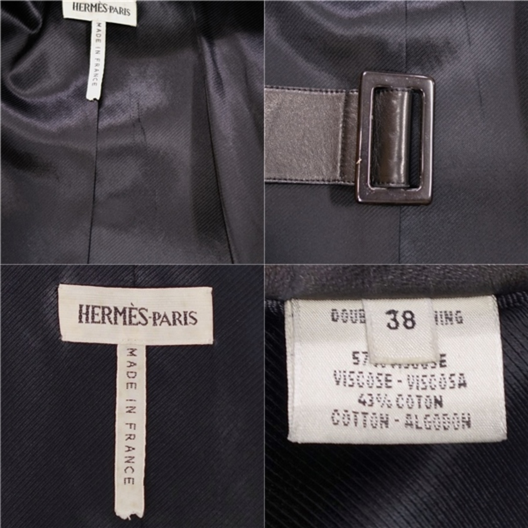 HERMES - 美品 エルメス HERMES マルジェラ期 ジャケット コート HERMES - 美品 エルメス HERMES マルジェラ期 ジャケット コート