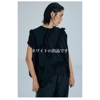 エンフォルド(ENFOLD)の2024enfold rufflehexagon T-shirts タグ付新品(Tシャツ(半袖/袖なし))