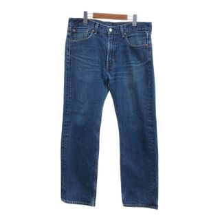 リーバイス(Levi's)のLevi's リーバイス 505 デニムパンツ ブルー (メンズ W33 L30) 中古 古着 Q7579(デニム/ジーンズ)