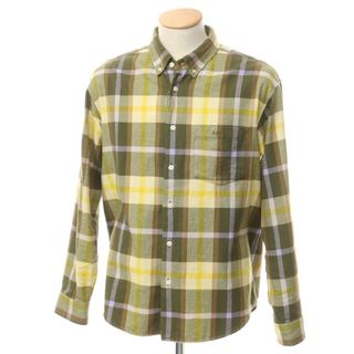 シュプリーム(Supreme)の【中古】シュプリーム Supreme 2023年秋冬 Plaid Flannel Shirt ネルシャツ オリーブxイエロー【サイズS】【メンズ】(シャツ)