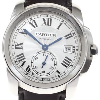 カルティエ(Cartier)のカルティエ CARTIER WSCA0003 カリブル ドゥ カルティエ デイト スモールセコンド 自動巻き メンズ 箱・保証書付き_816836(腕時計(アナログ))