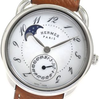 エルメス HERMES AR7.510 アルソー プティエットリエンヌ ムーンフェイズ 自動巻き メンズ 箱付き_815440