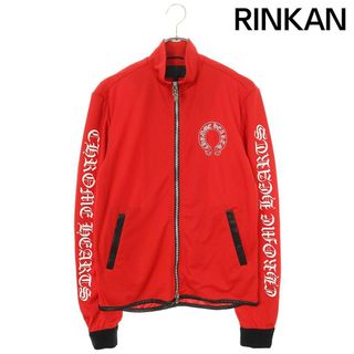 クロムハーツ(Chrome Hearts)のクロムハーツ  TRACK JACKET/トラックジャケット レザー切替カシミヤ混ダガージップジャージブルゾン メンズ M(ブルゾン)