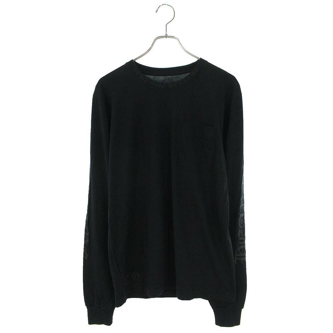 クロムハーツ CH L/S /2 ネックロゴアームプリント長袖カットソー メンズ M クロムハーツ CH L/S /2 ネックロゴアームプリント長袖カットソー メンズ M