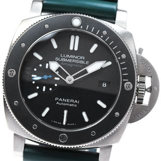 パネライ(PANERAI)のパネライ PANERAI PAM01389 ルミノール1950 サブマーシブル アマグネティック3デイズ チタニオ 自動巻き メンズ 保証書付き_816503(腕時計(アナログ))